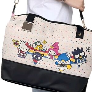 Hello Kitty and Friends NWOT Travel Tote Bag Large Capacity Over Night Bag